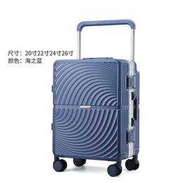 2024 New Wide Rod PC Alloy Material Large Capacity Trolley Box 28 inch Universal Wheeled Luggage Box Boarding Case 240425