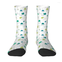 Men's Socks Jiggly Jellyfish Pattern Dress For Men Women Warm Funny Novelty Crew