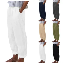 Women's Pants For Women Trendy Dressy High Waisted Wide Leg Fashion Drawstring Elastic Trousers Comfy Woman