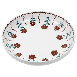 Dinnerware Sets Cake Pans Appetiser Plates Ceramic Small Dessert Multifunction Sheet Multi-use Ceramics Floral Pattern