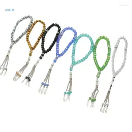Strand Colorful Elastic Prayer Bracelet Bead Jewelry For Meditation