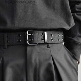 Belts Mens belt military canvas nylon woven tactical belt fashion casual designer unisex belt high-quality sports belt Q2404251