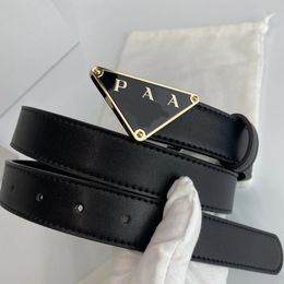 2024 PRA New Genuine Leather Belts for Women Luxury Triangular Belts Summer Jeans Dress Belts for Men and Women