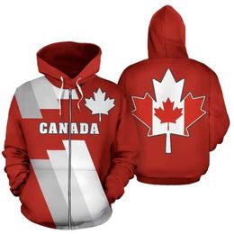 HXR4 Men's Moose Hoodie Canada Is In My DNA 3d Printed Zipped Hoodies Men Women Fashion Street Sweatshirts Pullover New Y2k Clothes 240424