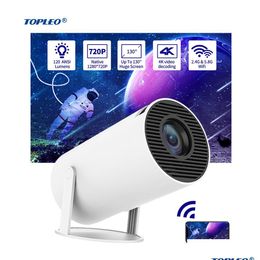 Projectors Polaring A9 1080P 4K 15000 Lumens Hd Digital Projector Video Projetor Home Cinema Office Proyector Outdoor Cam W0419 Drop D Otnjp