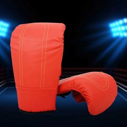 Protective Gear Professional boxing gloves PU leather Muay Thai Sanda gloves wear-resistant kick boxing gloves adult and childrens sports equipment 240424