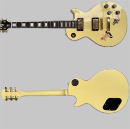 2024 New! Electric guitar, cream white, beauty stickers, free shipping, high quality, in stock