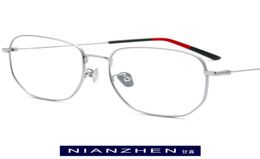 Titanium Glasses Frame Men Women Oversize Big Square Eyeglasses Frame Myopia Optical Eye Glasses for Men Spectacles Eyewear 12004163247