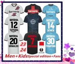 23 24 Bayer Football jersey fan edition special edition Leverkusen jersey sports shirt WIRTZ BONIFACE HINCAPIE HOFMAN GRIMALDO men's outdoor football jersey