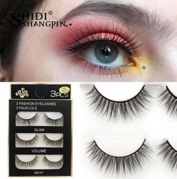 20 Styles 3D Mink Eyelashes Natural Thick False Eyelash Handmade Faux Mink Lashes Soft Full Strip Lashes Makeup Eyelash Extension 9016231