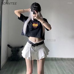 Skirts Women Simple Cute Young Ladies All-match Ruffles Fashion Cosy Korean Style Arrival College Ins Leisure Fit