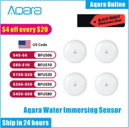 Control In stock Original Aqara IP67 Water Immersing Sensor Flood Water Leak Detector For Home Remote Alarm Security Soaking Sensor