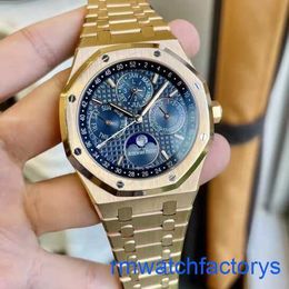 AP Athleisure Wrist Watch Royal Oak Series 26574OR Rose Gold Calendar Automatic Mechanical Business Leisure Mens Timepiece