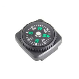 Compass 20mm Mini Strap Button Compass For Rubber Sleeve Strap Webbing Survival Pocket Compass Outdoor Hiking Camping Accessories