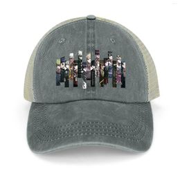 Ball Caps Danganronpa V3 Full Cast Cowboy Hat Vintage Anime Elegant Women'S Hats Men'S