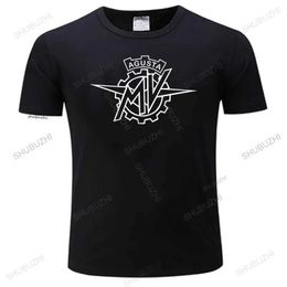 Men's T-Shirts MV Agusta Brutale Motor Black T-shirt Men cool T Shirt S To 5XL Round Collar Short Slve T Shirts Top T bigger size T240425