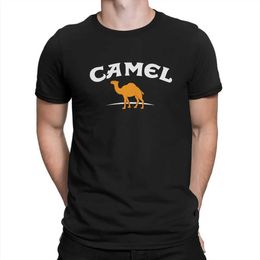 Men's T-Shirts Camel Tshirt Homme Mens Clothing Polyester T Shirt For Men T240425