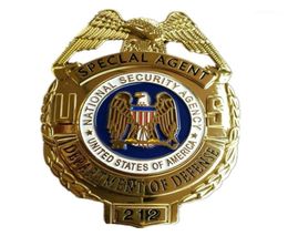 United States Metal Badge Special Agent Detective Coat Lapel Brooch Pin Insignia Officer Emblem Cosplay Collection Film Show13569351
