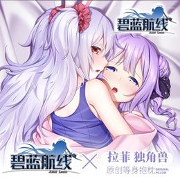 Pillow Laffey Dakimakura Cover Azur Lane Game Hugging Body Case Pillowcase Full Otaku Home Bedding Decor