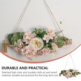 Decorative Flowers Artificial Flower Style Wreath Pendant Decoration Wall Panels