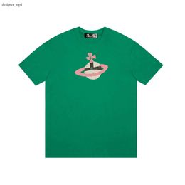 Viviane Westwood Shirt Men's T-shir T Viviane Westwood T-shirt Brand Clothing Men Women Summer Westwood Shirt with Letters Cotton Jersey High Quality Tops 5025