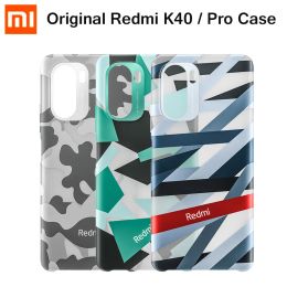 Keyboards Original Xiaomi POCO F3 Case K40 Cover Camouflage PC / Liquid silicone protective shell Official Xiaomi MI Redmi K40 Pro Plus