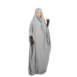 Ethnic Clothing Eid Hooded Muslim Women Hijab Dress Prayer Garment Robe Abaya Long Khimar Ramadan Gown Abayas Dubai Islamic Clothes Niqab