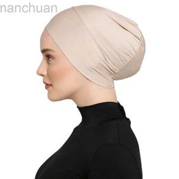 Hijabs Headband Modal Hijab Scarf Undercap Abaya Hijabs For Woman Muslim Abayas Jersey Turbans Turban Instant Head Wrap Women Cap d240425