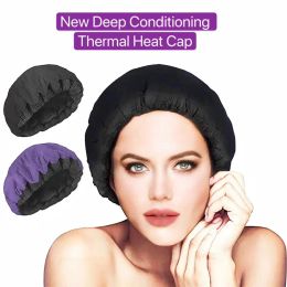 Socks Microwavable Thermal Heated Cap Heating Steamer for Hair Care Beauty Flax Seed Baked Oil Unpled Repair Damaged Nursing