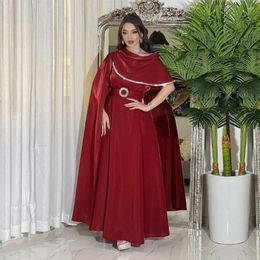 Ethnic Clothing Fashion Party Maxi Dress Slim-fit Dinner Gown Women Muslim With Belt Temperament Turkey Abaya Elegant Loose Robe Vestidos