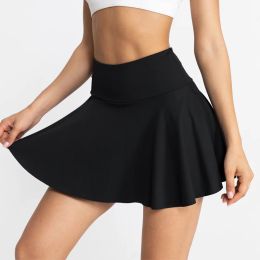 Skorts VITALINOVO Pleated Tennis Skirts for Women with Pockets High Waisted Athletic Skirts with Shorts 2 in 1 Gym Workout Golf Skorts