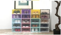 PP Transparent Plastic Storage Shoe Boxes Storage Dustproof Drawer Storage Box Cabinet CZG 002216z3114065