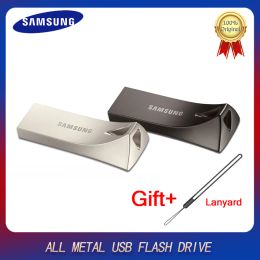 Drives SAMSUNG USB Flash Drive Disc BAR PLUS 32GB 64GB 128GB 256GB USB3.1 pen drive up to 400MB/S pendrive memory USB flash Disc