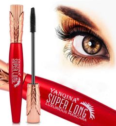 4D Silk Fibre Mascara Lengthening Waterproof Long Lasting Curling Thick Long Eyelashes Extension Make Up Tools8372877