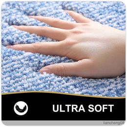 Bath Mats Bathroom Rug Mat Extra Soft and Absorbent Bath Rugs Washable Non-Slip Carpet Mat for Bathroom Floor Tub Shower Room Dropshipping