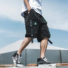 Plus Size S-3XL Men Cargo Shorts Fashion Casual Summer Drawstring Multi Pocket Army Military Outdoor Jogger Beach Street Wear 240422