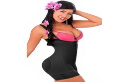 Women Big Plus Size 6XL Girdles Lace Hem Bodyshaper Underbust Slimming Waist Trainer Tummy Control Underwear Butt Lifter Zipper Bo2294935