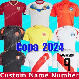 2024 Peru soccer jerseys Colombia football shirts Venezuela jerseys copa 2024 25 Uniform Copa America men kids sets kits Uruguay football jersey CUEVAS SOSA Chile
