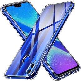 Cell Phone Cases Clear Case For Honour 8X Honour 10i 10 Lite Thick Shockproof Soft Silicone Phone Cover for Honour 20 Pro 30i 50 Huawei Nova 5T 240423