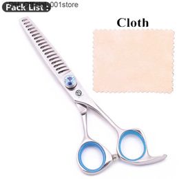 Hair Scissors 770# Hairdressing Scissors 6.0 TOP GRADE 440C Barber 18 Teeth 50% Thinning Rate Thinning Shears Hair Scissors Professional Barber Scissors Q240425