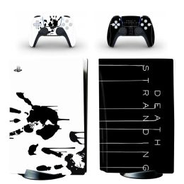 Stickers Death Stranding PS5 Standard Disc Skin Sticker Decal Cover for PlayStation 5 Console and 2 Controllers PS5 Disc Skin Vinyl