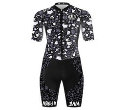 Racing Sets 2021 Mens Skinsuit Bicycle Jumpsuit Triathlon Clothing Ropa Conjunto Ciclismo Hombre Summer Tights Bike Run Tri Suit3279832