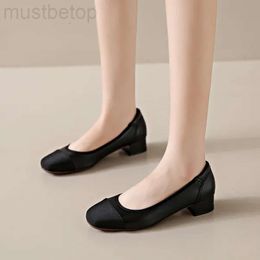 Casual Shoes Round Toe Shallow Mouth Breathable Colour Matching Fashion Womens Summer Elegant And Comfortable Low Heels