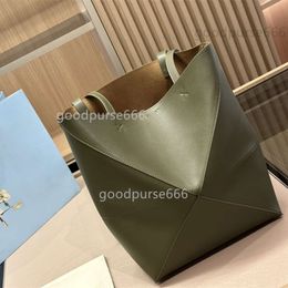 Totes Loe Puzzle Fold Girl Bags Designer Bag Spain Geometric Lady Tote Family Women's Series Color Handbag Shoulder Light Luxury Fashion Handbags 6LFZ