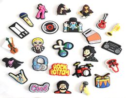 Wholesale Artist Singer Selena Charms Soft Pvc Shoe Charm Accessories for Shoes Kids Gift8296065