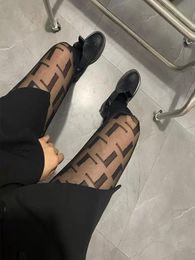 Textile Designer Tights G Letters Women Sexy Long Stockings Tights Mesh Stocking Ladies Wedding Party Pantyhose Girlfriend Birthda8364708