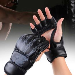 F1PC Gear Kick MMA Boxing Gloves Womens PU Karate Muay Thai Barrel De Boxeo Free Fighting MMA Sanda Training Adult and Childrens Equipment 240424