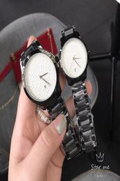 Fashion Brand Watches for Women Men Couples Lovers039 style stainless steel band Quartz wrist Watch G999086753