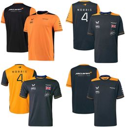 Mclaren F1 Team t shirt 2023 Summer Men's Formula 1 Racing Clothes Short Sleeve Outdoor Sports Quick Dry WV6P