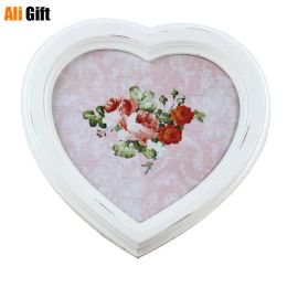 Frames 6INCH Love Shape Photo Picture Frame for Children Baby Photos on Table Home Decoration Picture Frames Wall Photo Frame